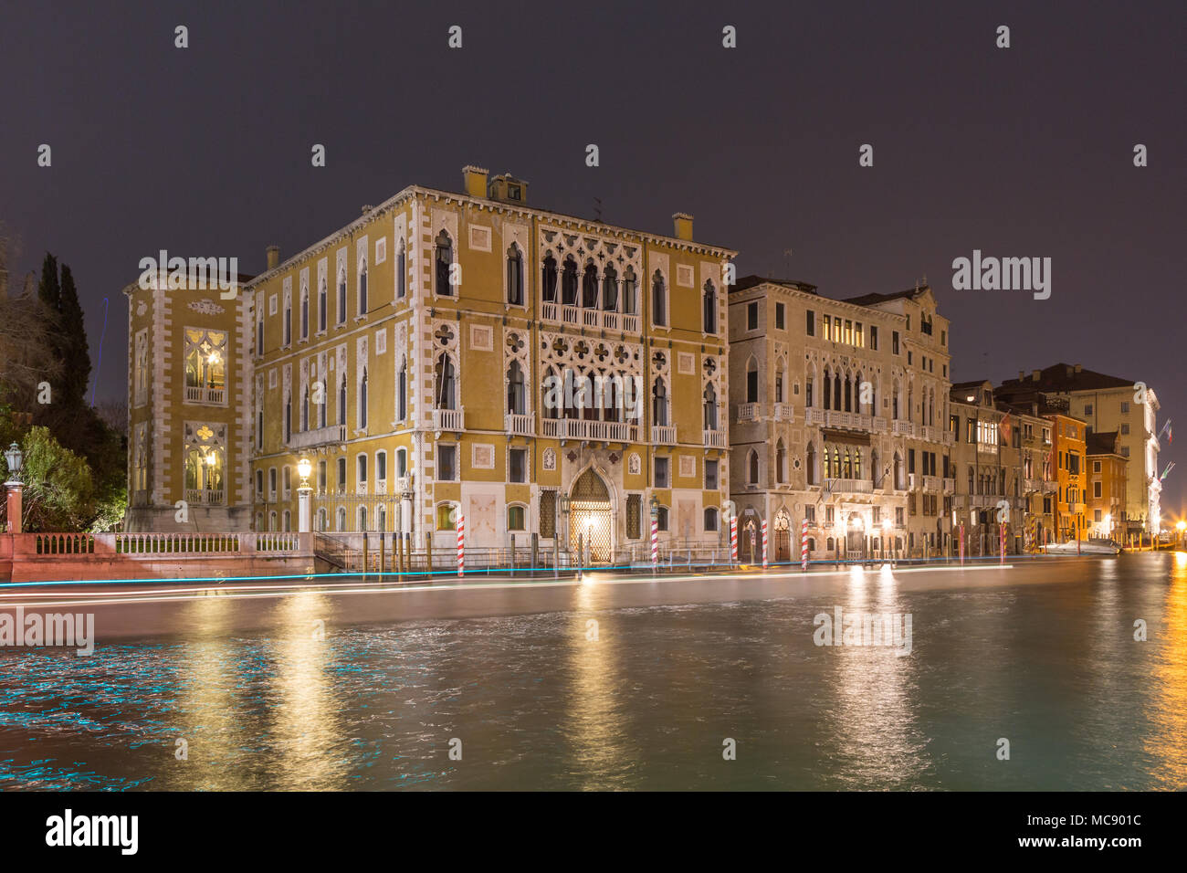 Palazzo Cavalli-Franchetti, San Marco, Venezia, Italia Foto Stock