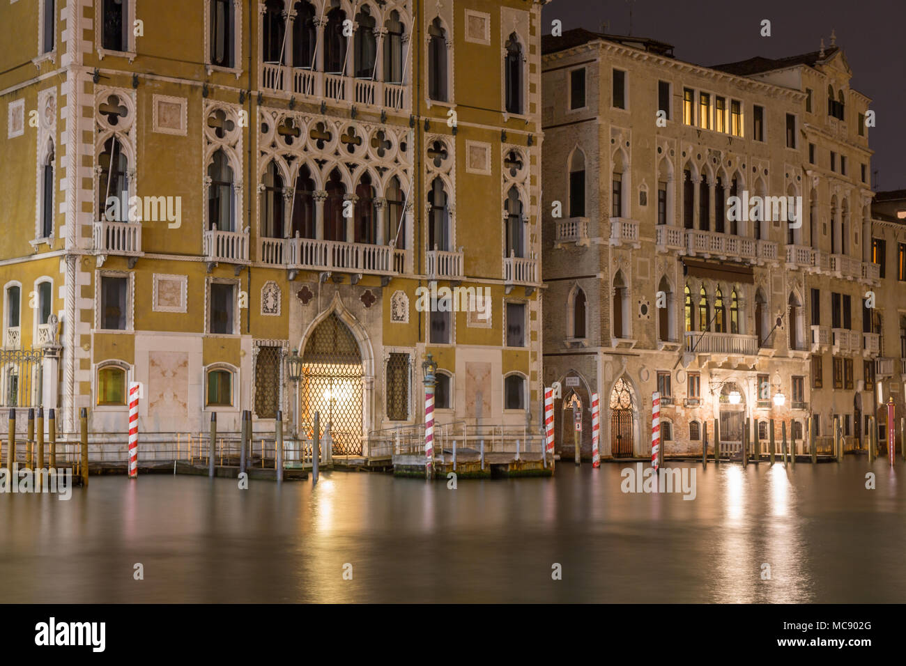 Palazzo Cavalli-Franchetti, San Marco, Venezia, Italia Foto Stock