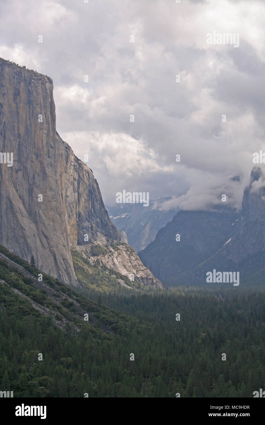 El Capitan, il Parco Nazionale di Yosemite Foto Stock