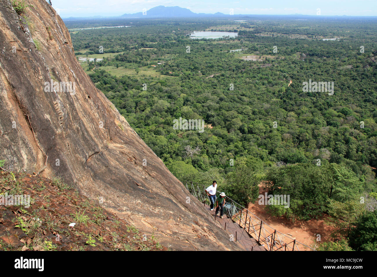 Lion Rock in Sigiriya, Sri Lanka Foto Stock