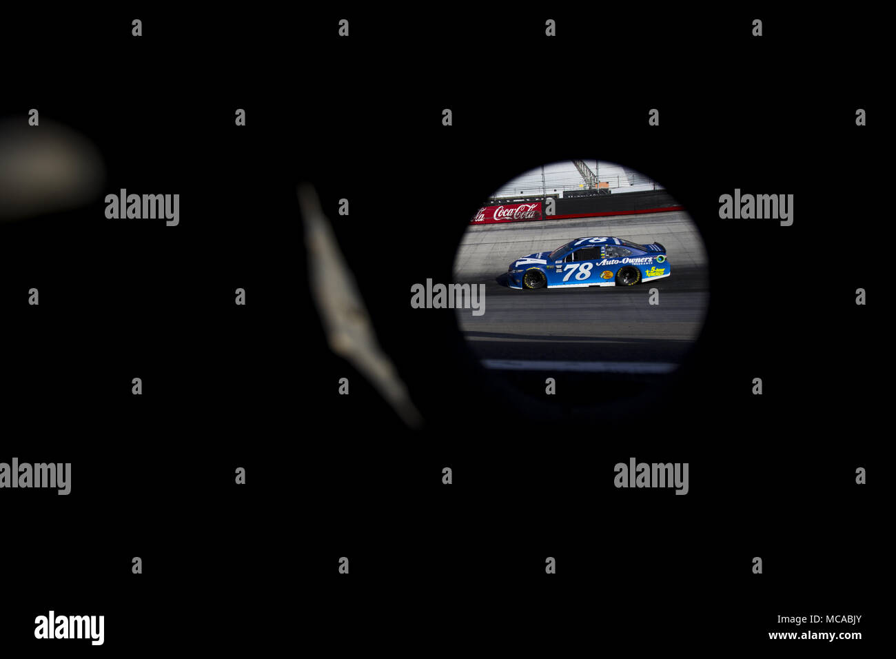 Bristol, Tennessee, Stati Uniti d'America. Xiv Apr, 2018. Aprile 14, 2018 - Bristol, Tennessee, Stati Uniti d'America: /787/ pratiche per il cibo città 500 a Bristol Motor Speedway in Bristol, Tennessee. Credito: Stephen A. Arce/ASP/ZUMA filo/Alamy Live News Foto Stock