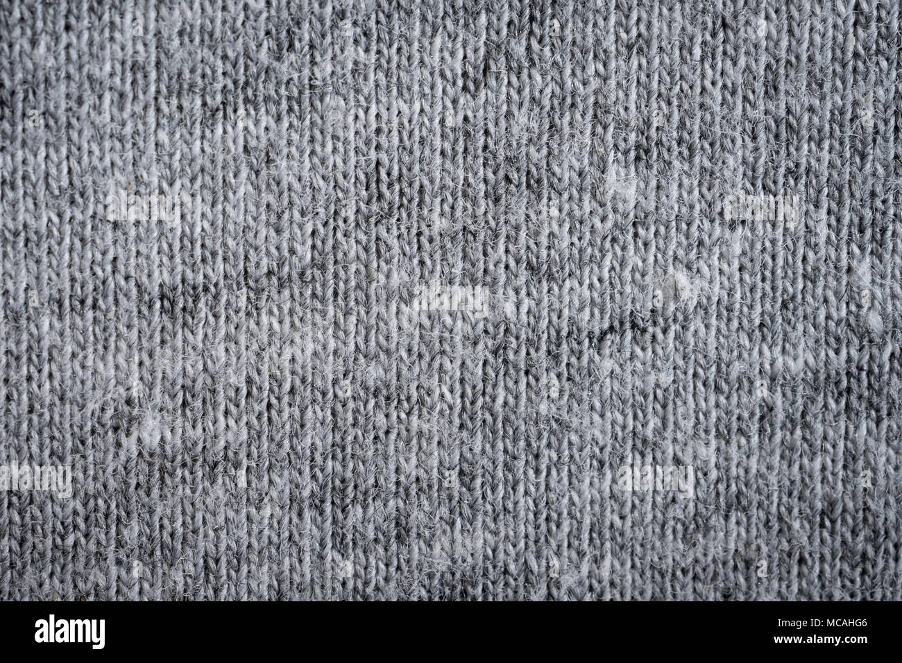 Chiudere tessuto grigio texture di sfondo e con lo spazio. Foto Stock