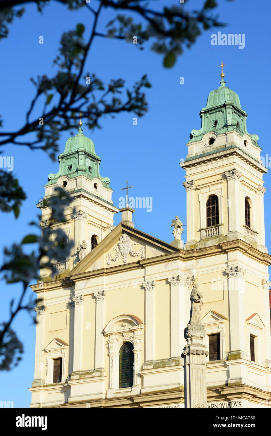 Valtice (Feldsberg): chiesa , Jihomoravsky, Südmähren, Moravia del sud, ceco Foto Stock