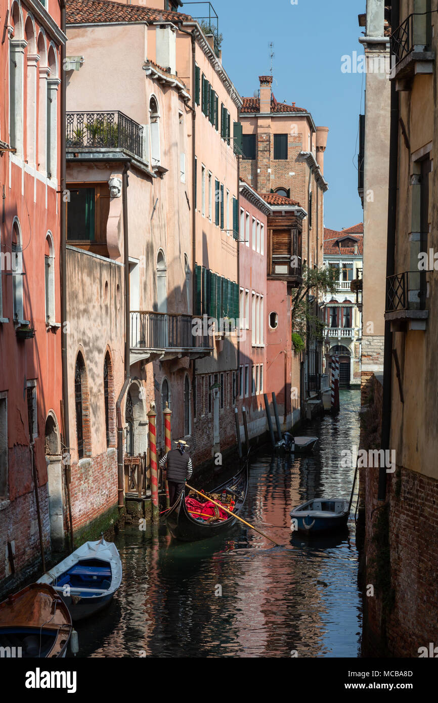 Lato Canal, Venezia, Italia Foto Stock