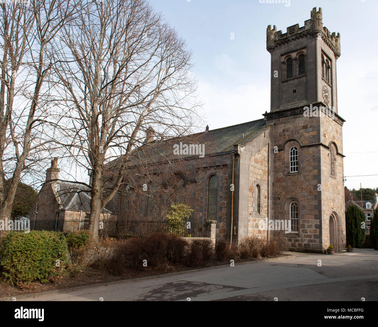 Aberlour Chiesa Parrocchiale, Aberlour, Banffshire, Scotland, Regno Unito Foto Stock