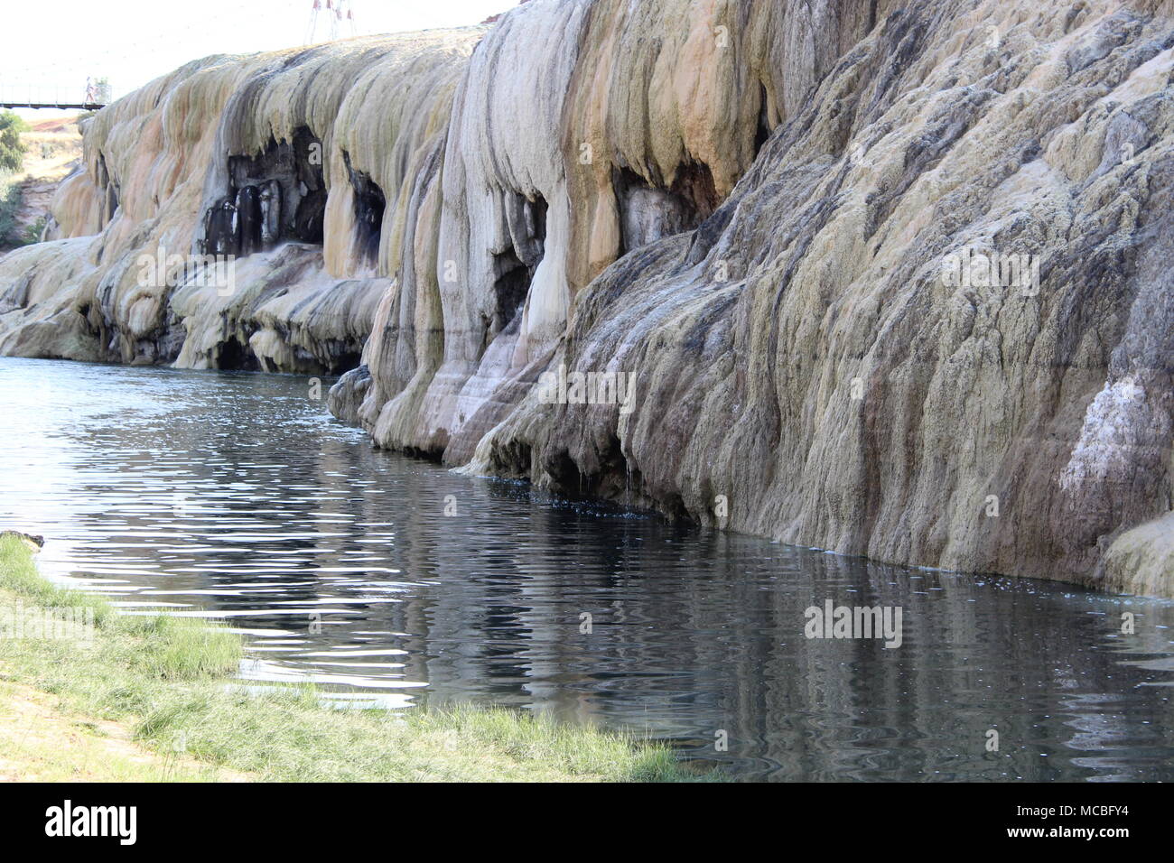 Molle di zolfo in Wyoming Foto Stock