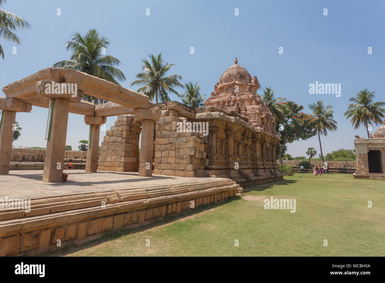 Asia, India, nello Stato del Tamil Nadu, Gangaikonda Cholapuram, il tempio di Brihadisvara Foto Stock