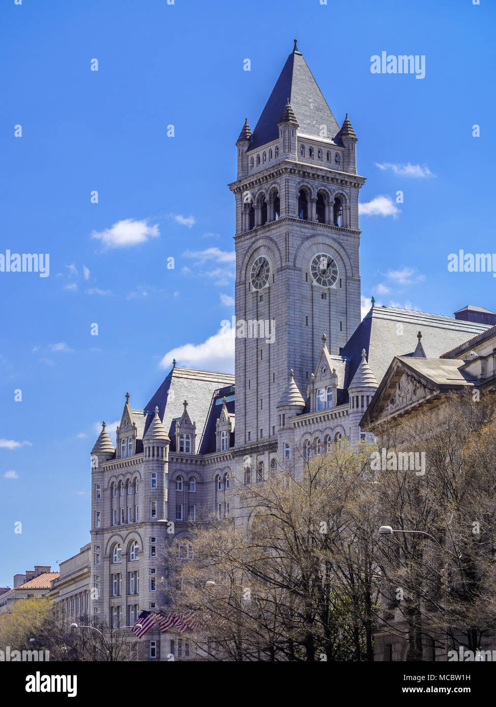 Old Post Office Pavilion in Washington, DC. Foto Stock