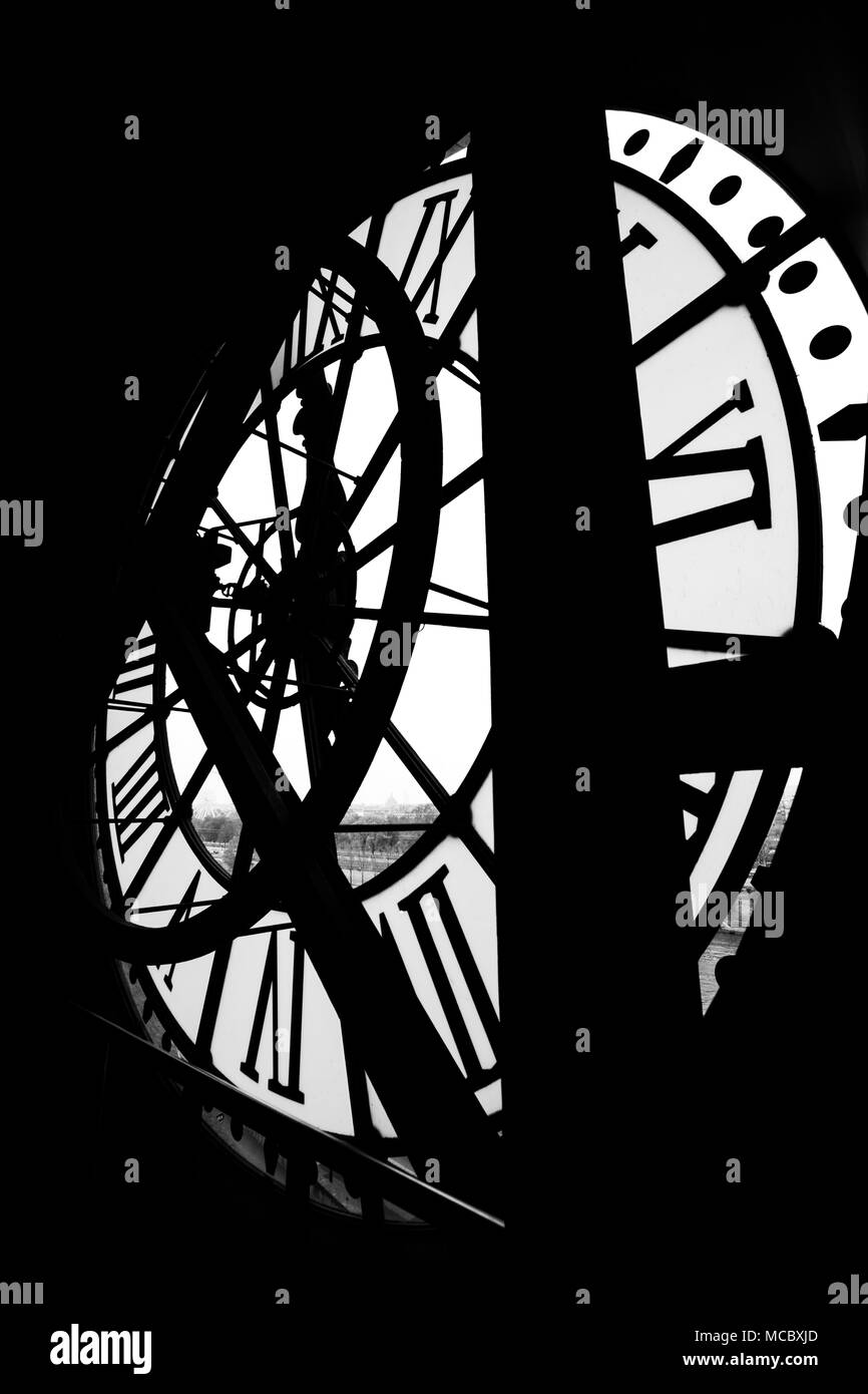 Musee D'Orsay orologio Foto Stock