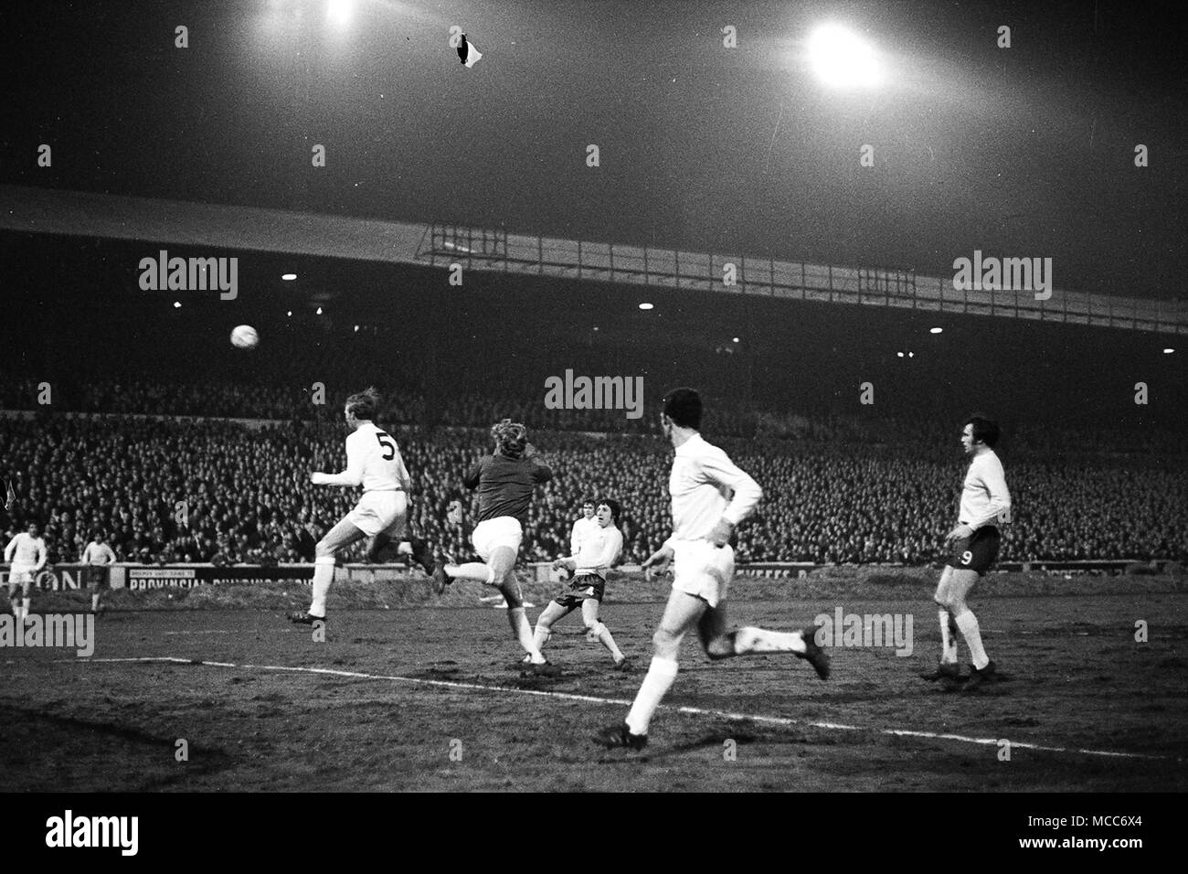 Leeds United v West Ham 1970 Foto Stock