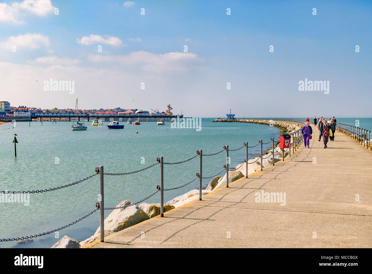 Herne Bay Kent Foto Stock