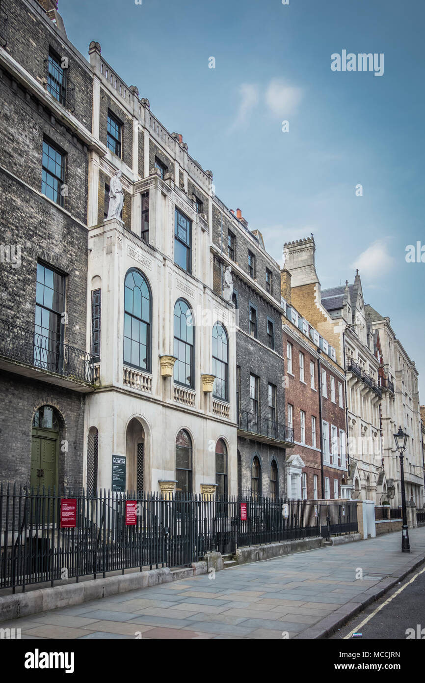 Sir John Soane's Museum, Lincoln's Inn campi, London WC2, Regno Unito Foto Stock