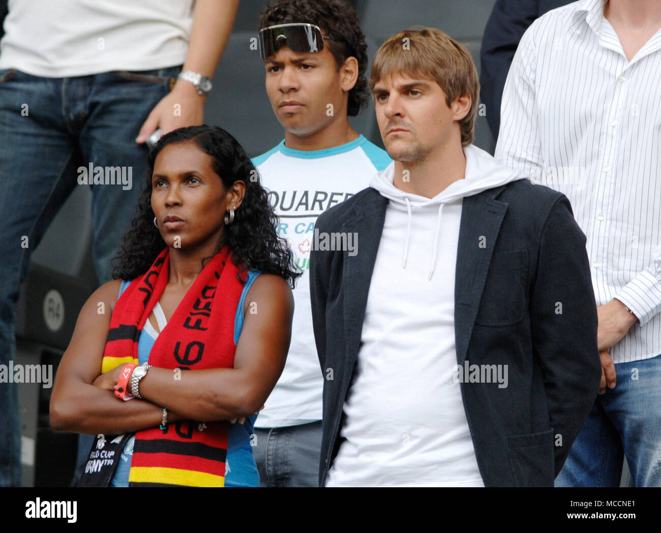 Olympiastadion Berlino Germania, 30.6.2006, FIFA World Cup Quarti di Finale, Germania vs Argentina 4:2 dopo le sanzioni --- Sebastian DEISLER (GER) Foto Stock