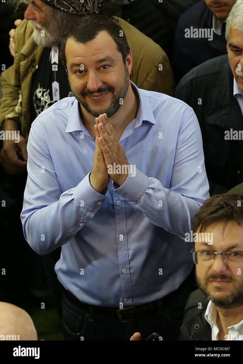 PHOTOPRESS Vinitaly 2018, Verona Matteo Salvini Foto Stock
