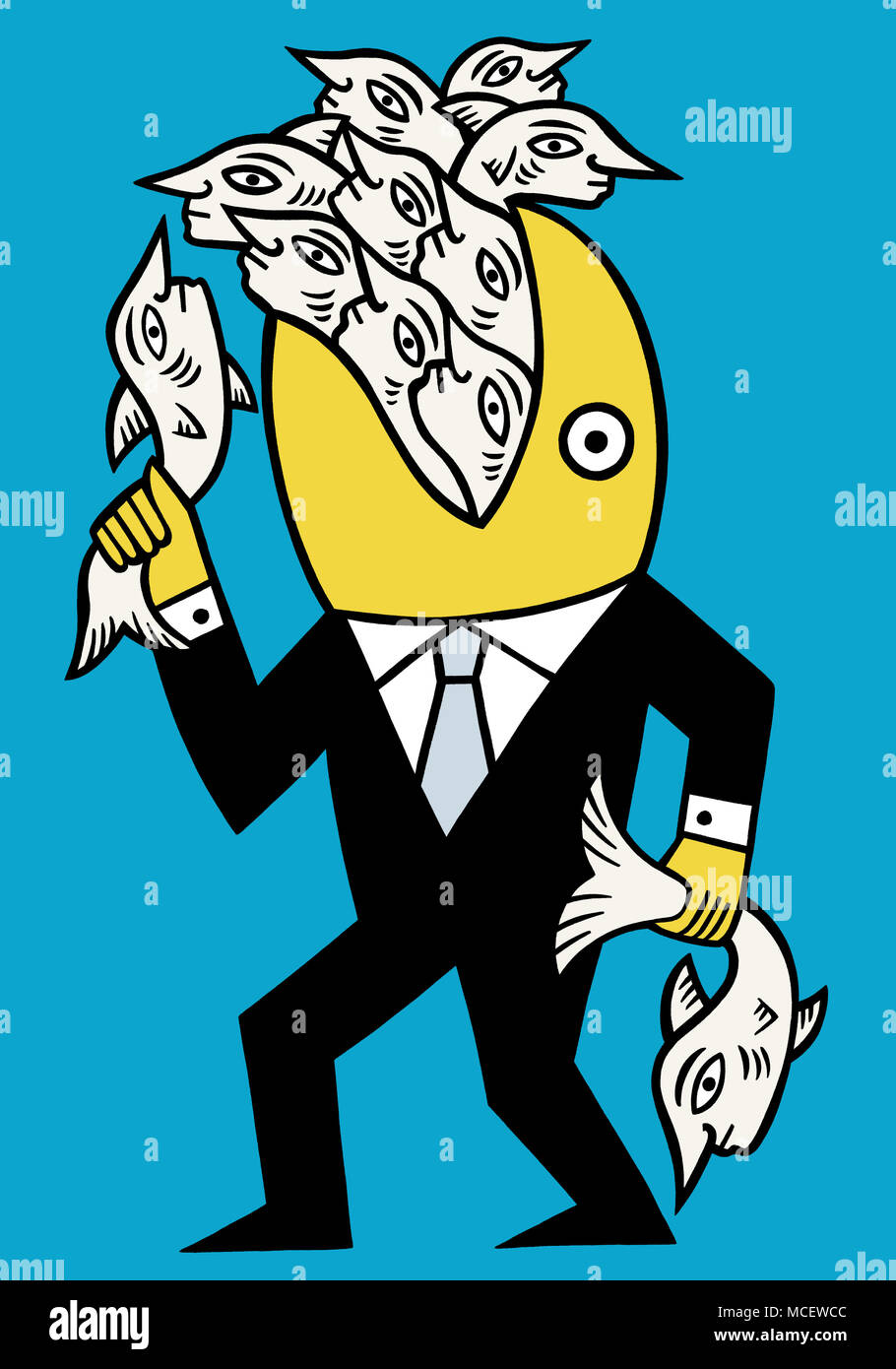 Il pescatore di uomini Foto Stock