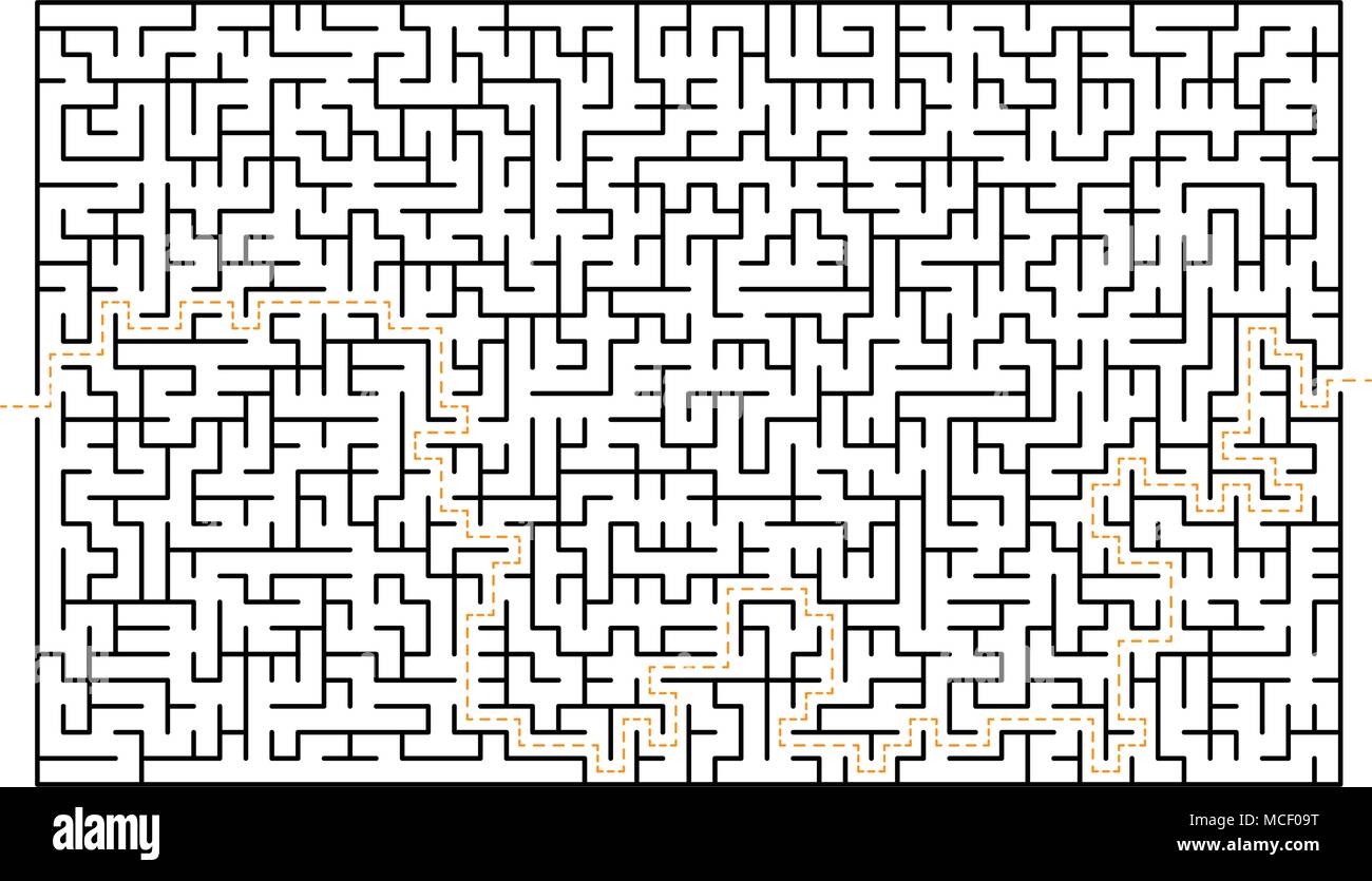White Labyrinth Kids Maze Immagini E Fotos Stock Alamy