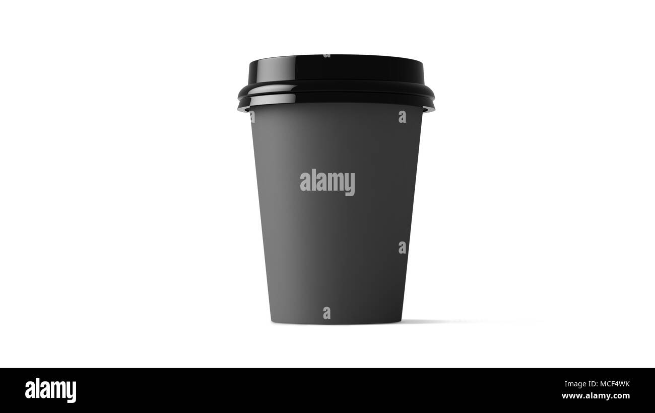 Tazza di caffè isolato 3d rendering Foto Stock