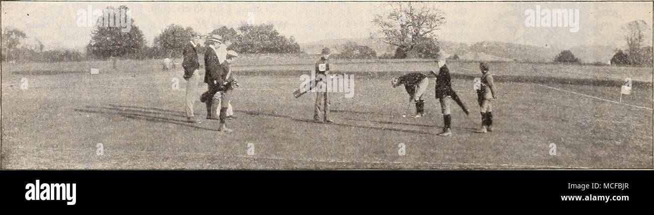 . Il Merion Cricket Club Golf Links. Seminata con Preer's Golf Links miscela. Foto Stock