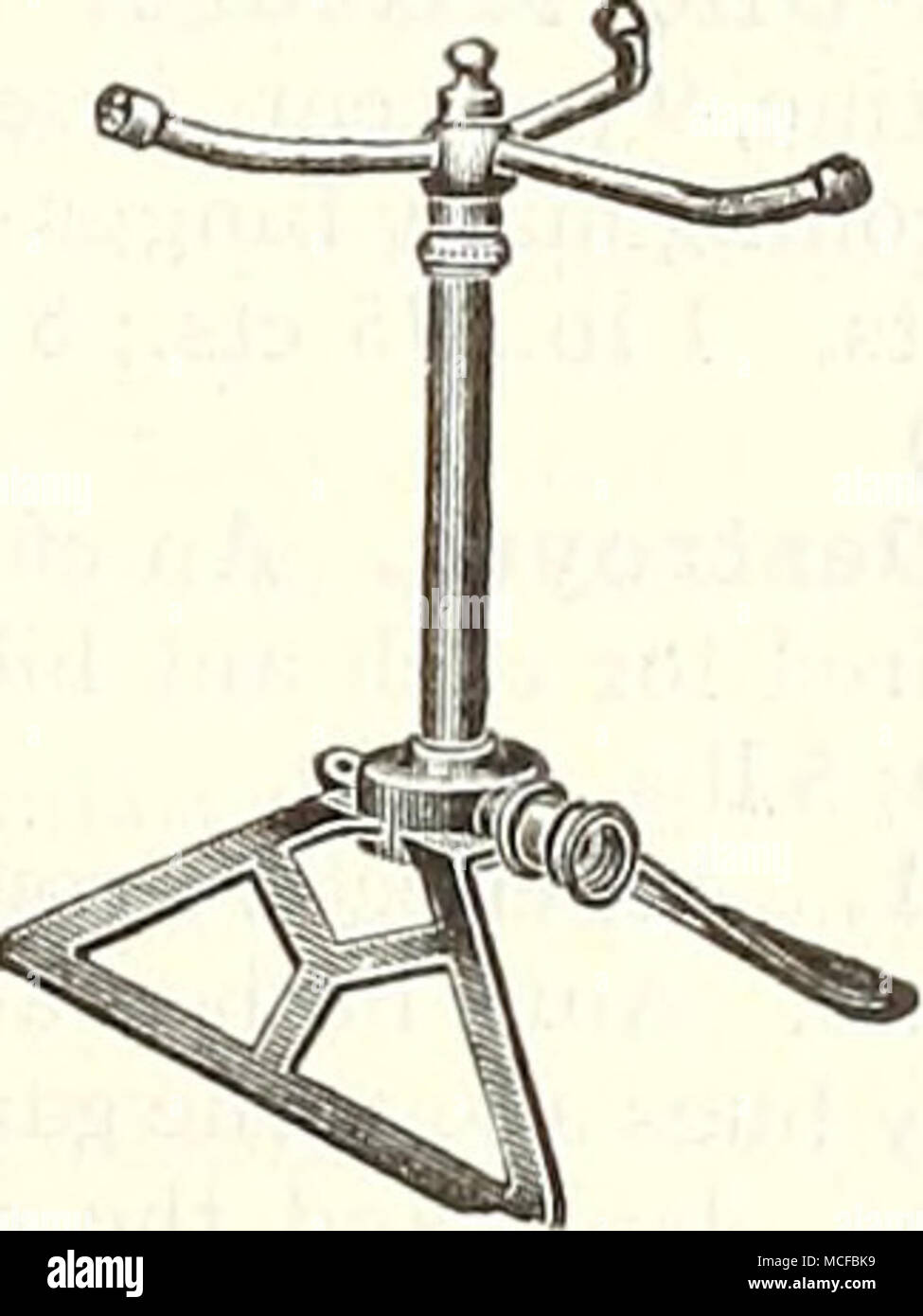 . Ciclone Sprinkler Prato Foto Stock