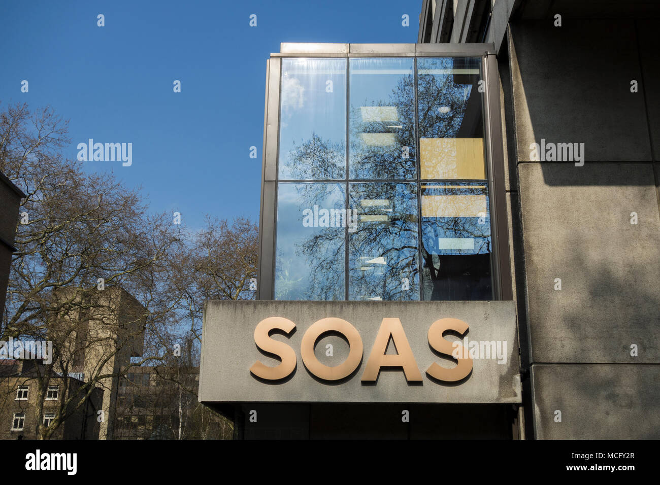 La scuola di orientali e di Studi Africani (SOA) Università di Londra, Regno Unito Foto Stock