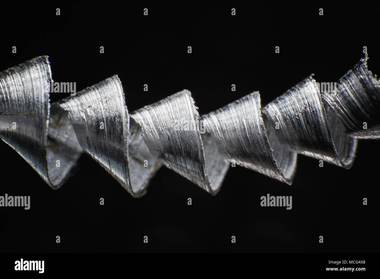 La metallurgia industriale il processo di taglio Foto Stock