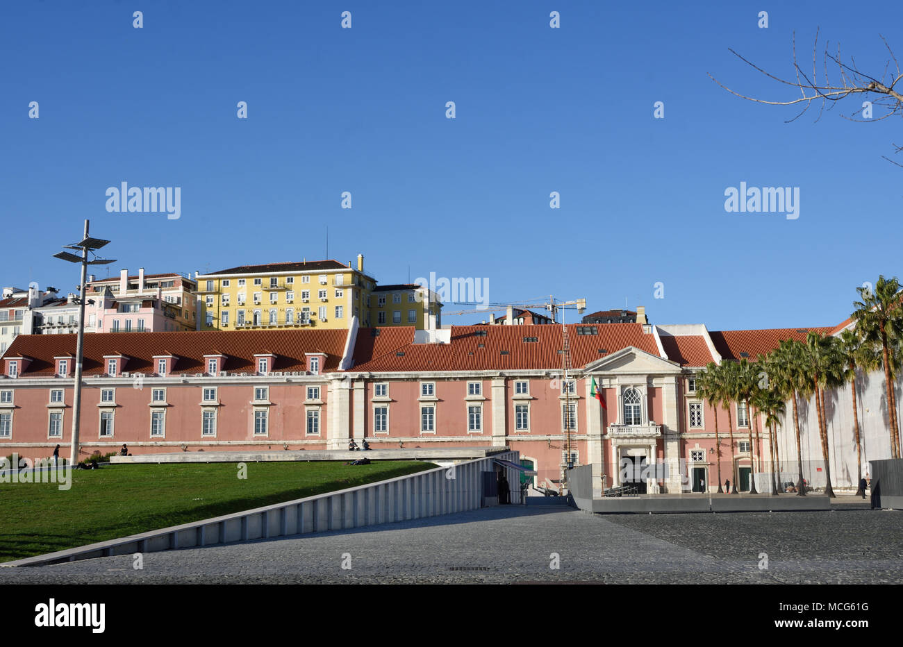 Ministério da Defesa Nacional Marinha Lisboa - Ministero della Difesa Nazionale Marina , Lisbona Portogallo portoghese. Foto Stock