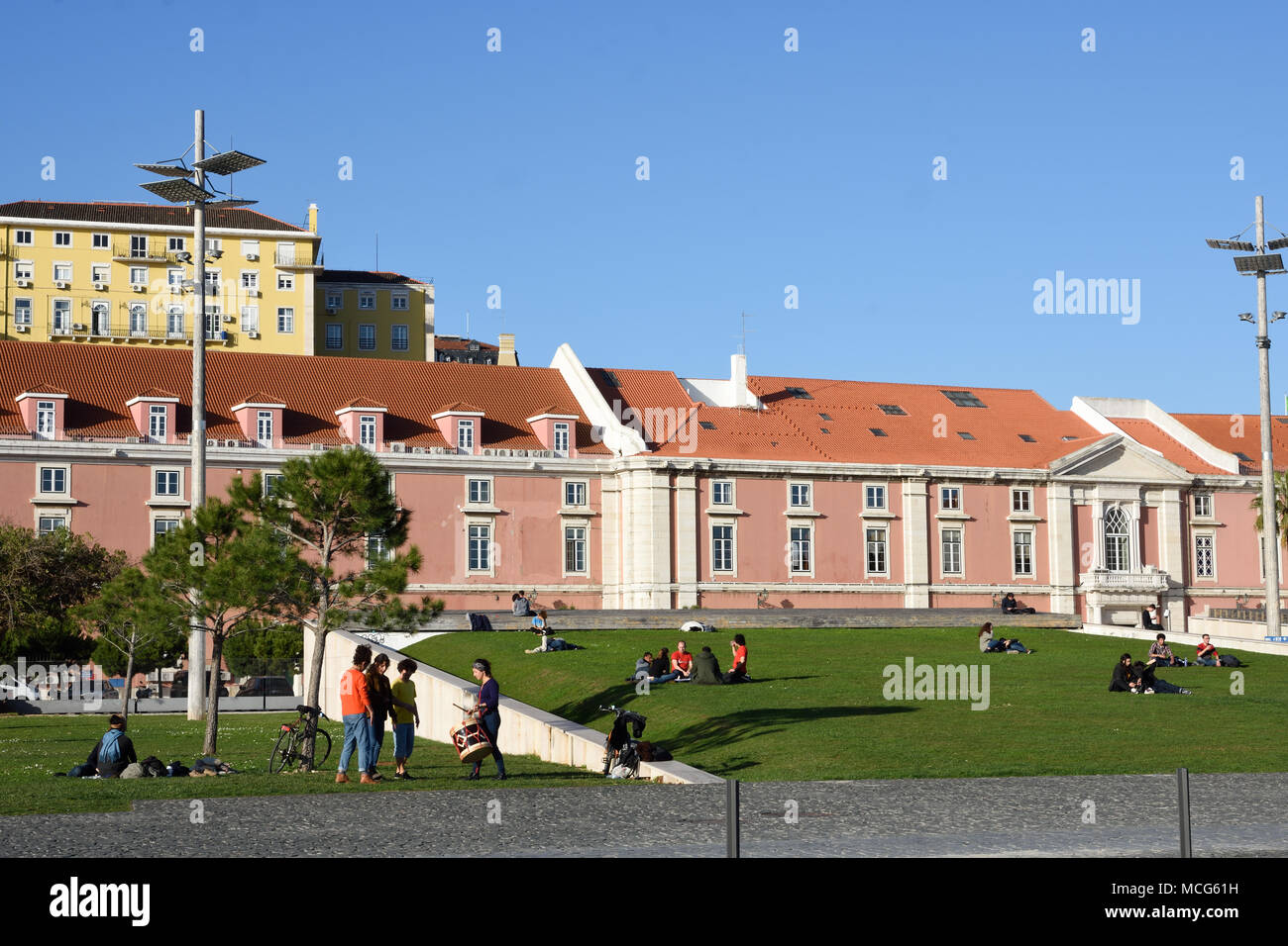 Ministério da Defesa Nacional Marinha Lisboa - Ministero della Difesa Nazionale Marina , Lisbona Portogallo portoghese. Foto Stock