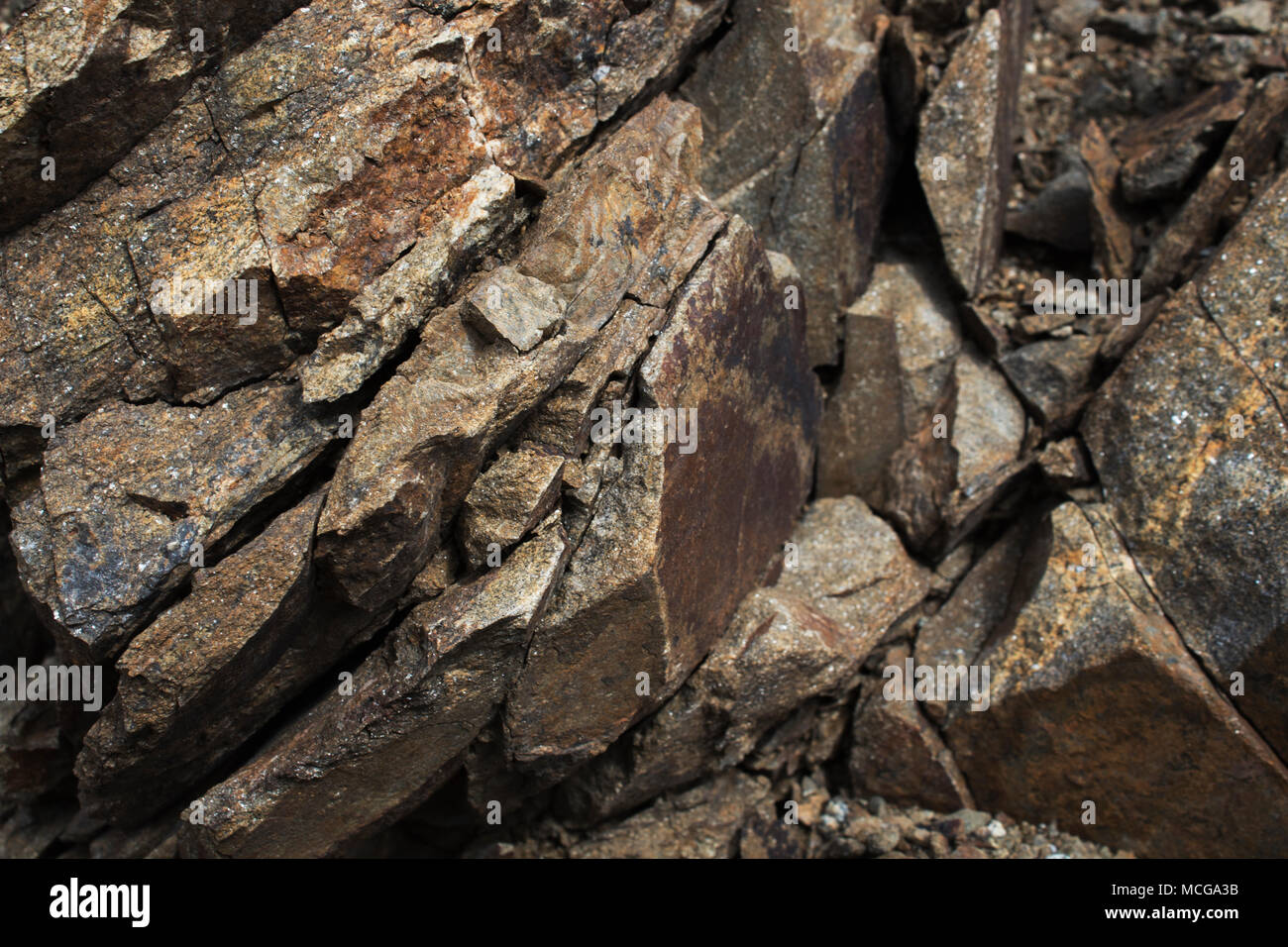 Modelli di pietra. Sfondo di pietra. Grunge superficie rocciosa. Foto Stock