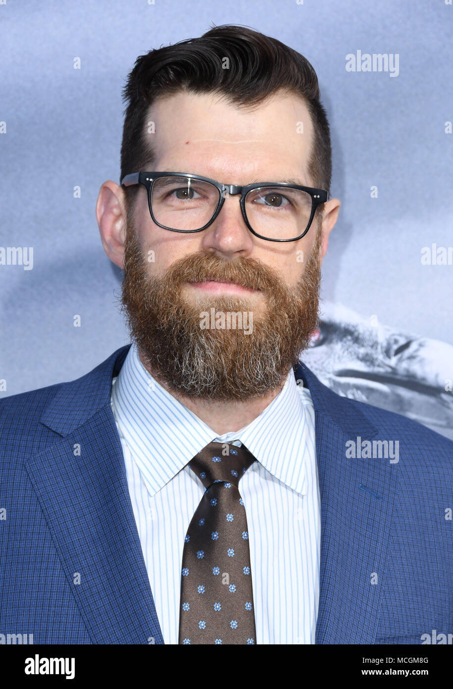 Hollywood, CA, Stati Uniti d'America. Xvi Apr, 2018. 16 Aprile 2018 - Hollywood, California - Tim Simons. Del HBO ''Westworld'' Stagione 2 Premiere detenute a cupola di glossari affini. Photo credit: Birdie Thompson/AdMedia Credito: Birdie Thompson/AdMedia/ZUMA filo/Alamy Live News Foto Stock