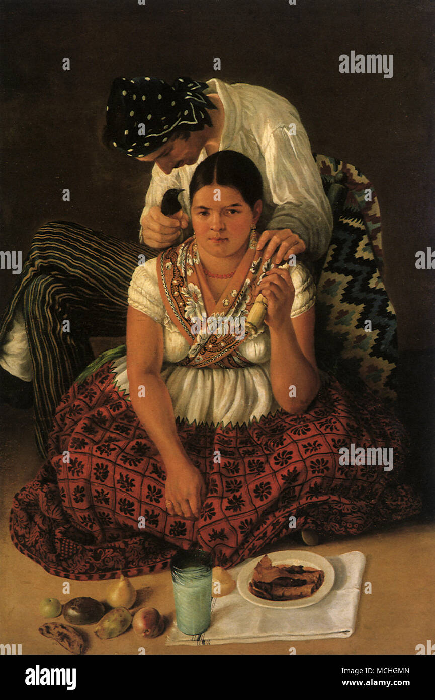 El Chinaco y la Cina Foto Stock