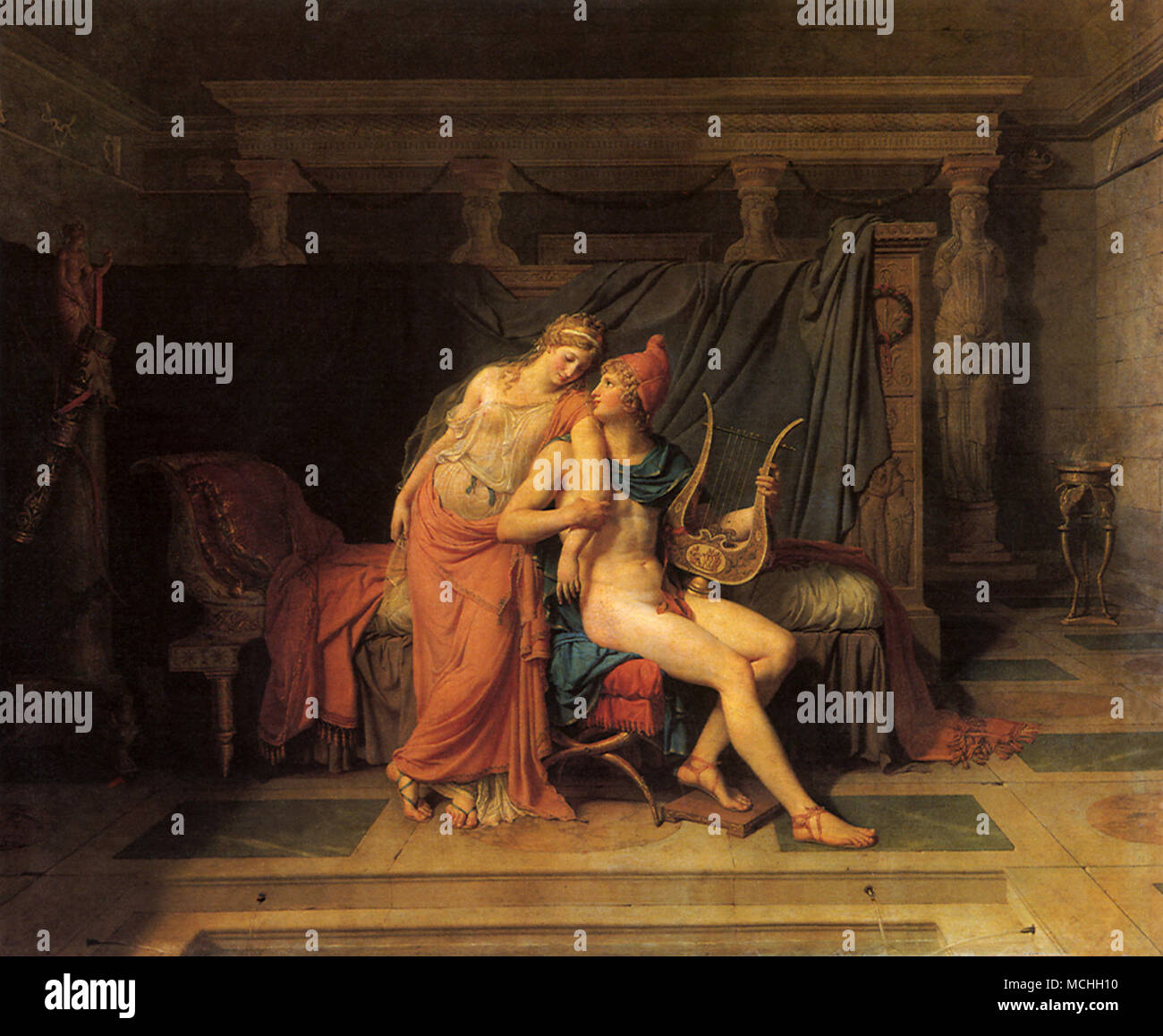 Paride ed Elena Foto Stock