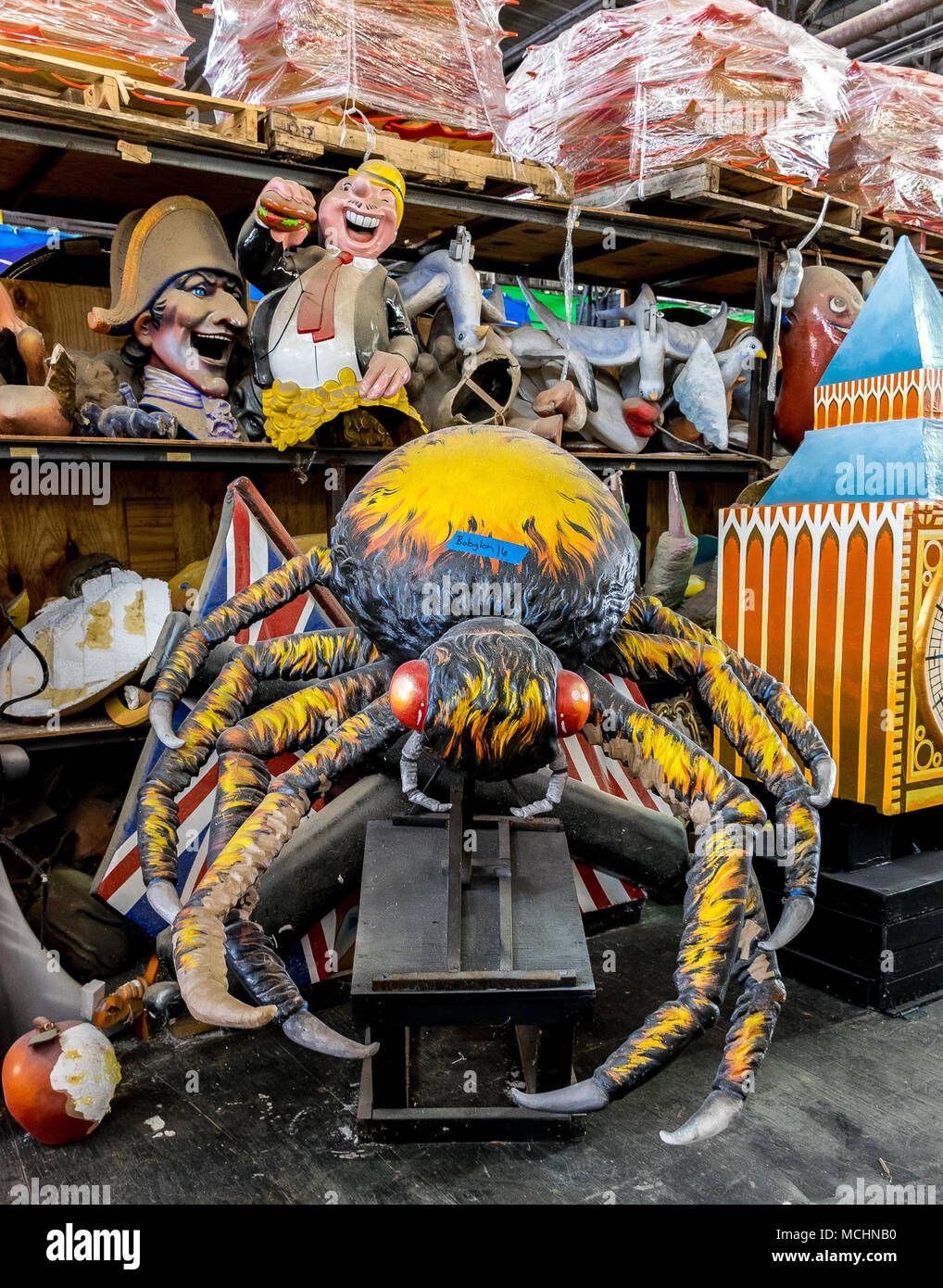 New Orleans Mardi Gras World - Spider Foto Stock