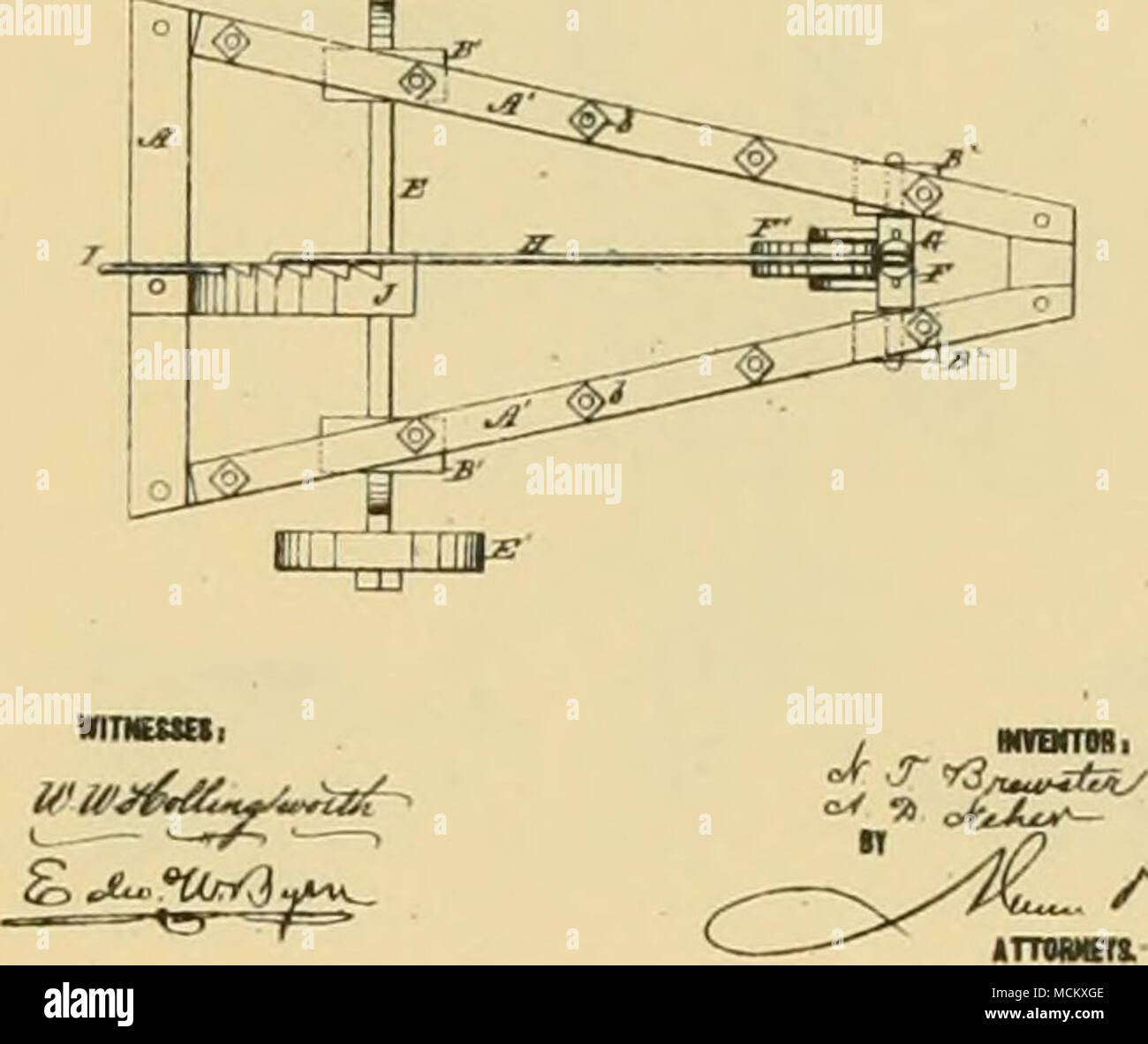 . Ag" W. ]. SOBEETSON I. 1. E!tI9ET. COITITATOR Ml. 191,179. Â Ptlmt.d Kir 22. } Foto Stock