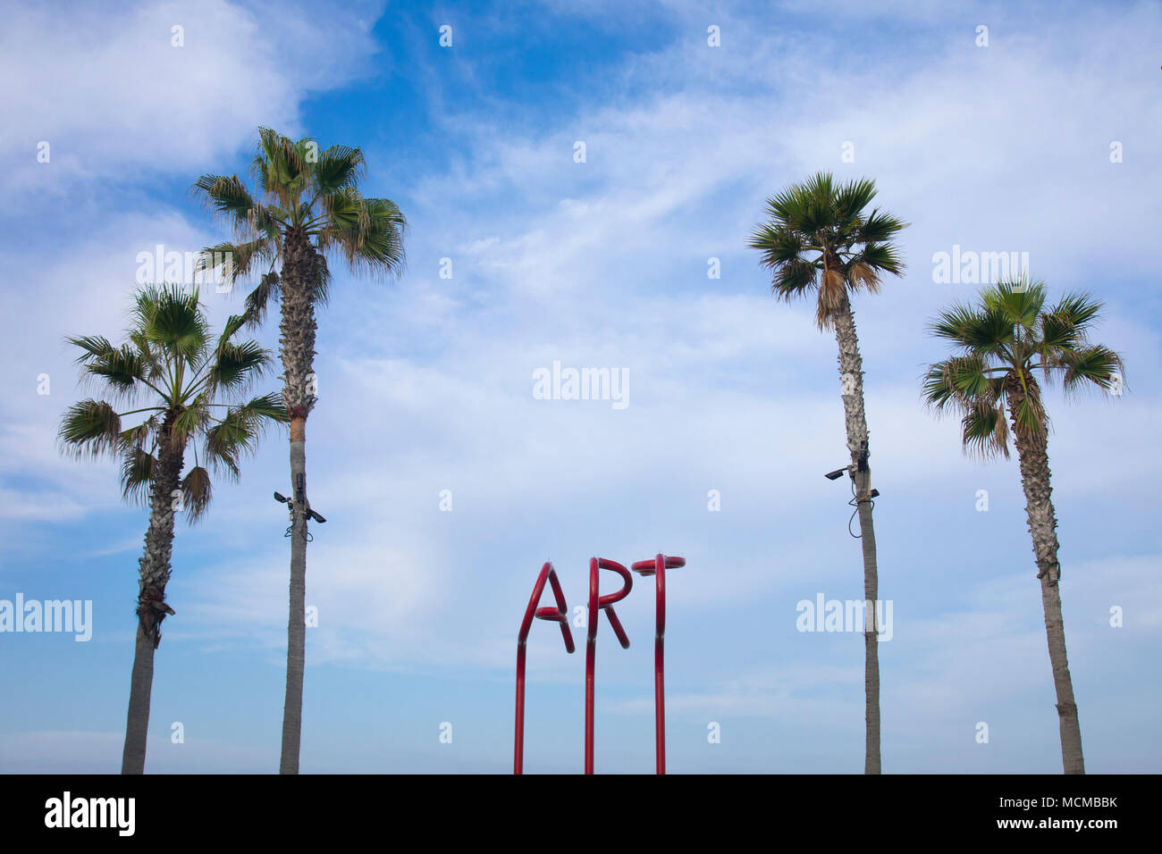 Arte Scultura a Imperial Beach, San Diego, California, Stati Uniti d'America Foto Stock
