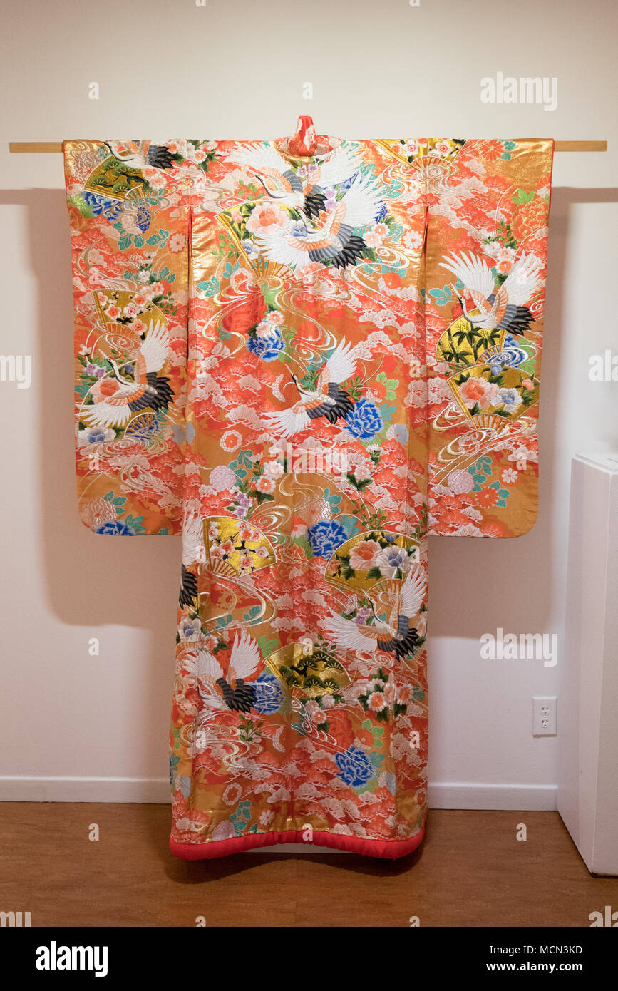 Kimono giapponese Foto Stock