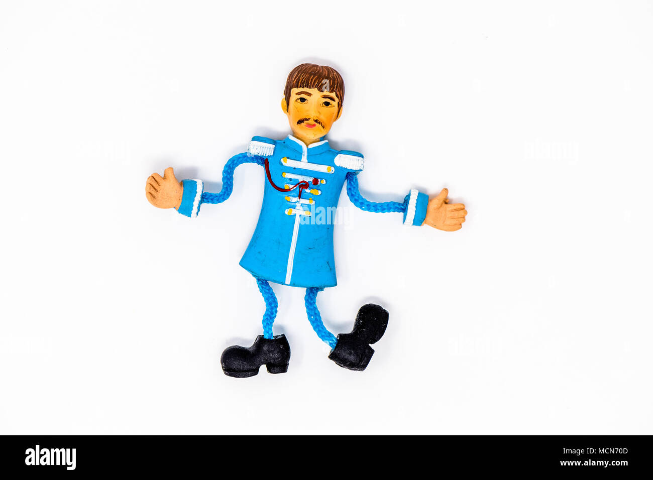 Magneti per il frigo di Fab Four 'Beatles". Foto Stock