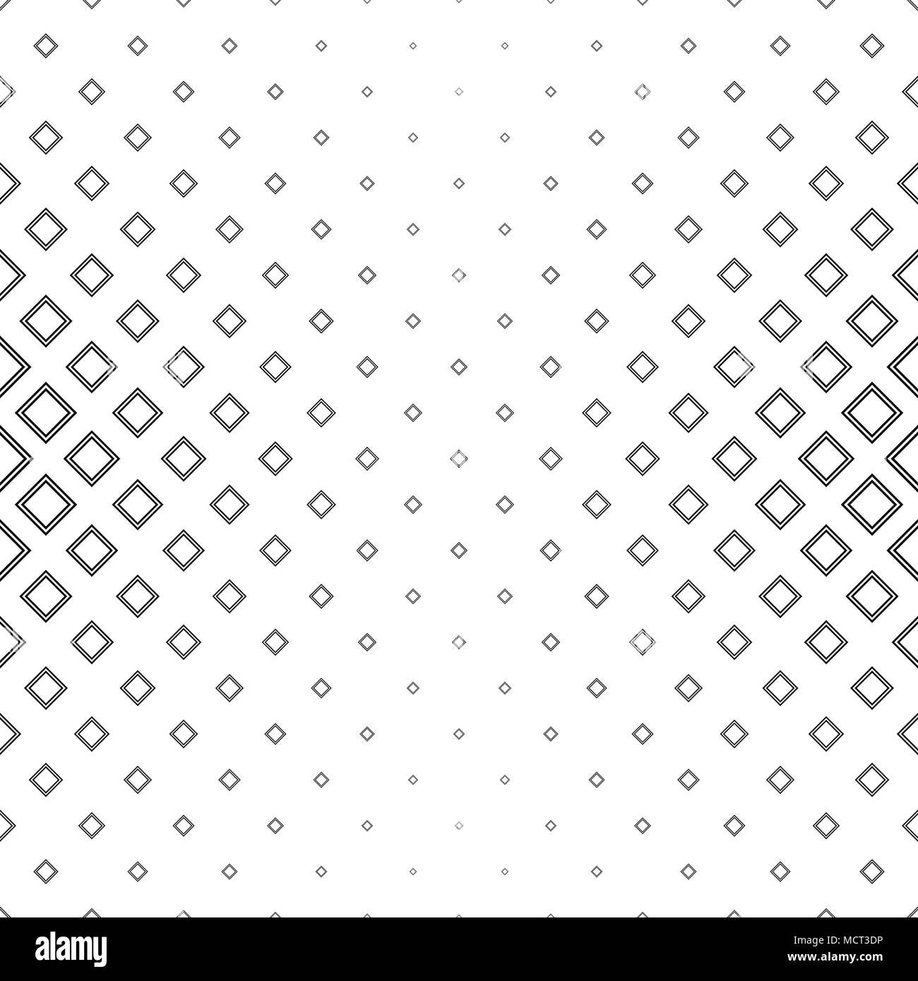 Abstract quadrato nero pattern design Illustrazione Vettoriale