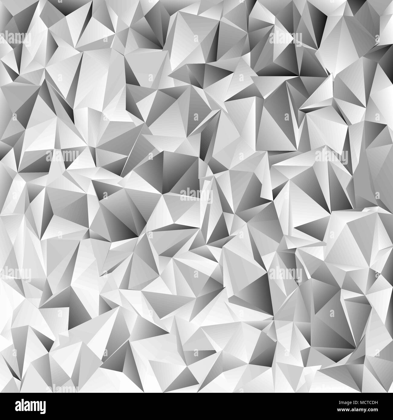 Abstract triangolo geometrico mosaico sullo sfondo - Immagine vettoriale da triangoli in toni gery Illustrazione Vettoriale