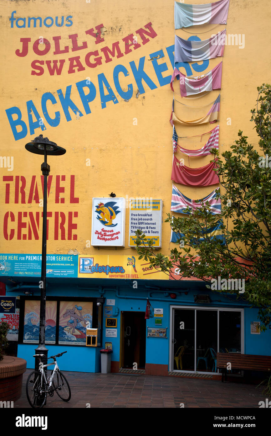 Jolly swagman backpackers hostel Potts Point kings cross sydney New South Wales AUSTRALIA Foto Stock