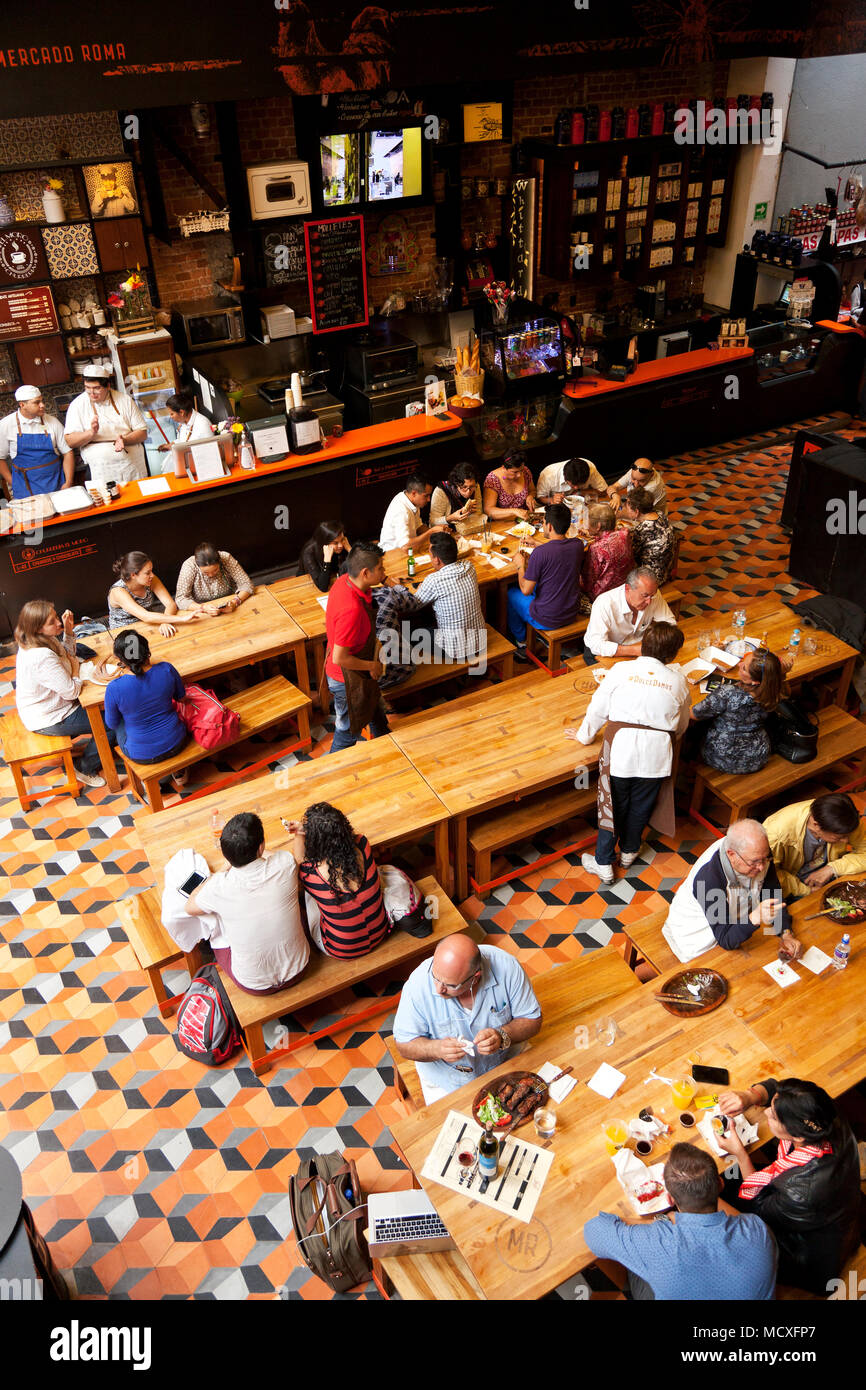 Mercado Roma Città del Messico, Messico Foto Stock