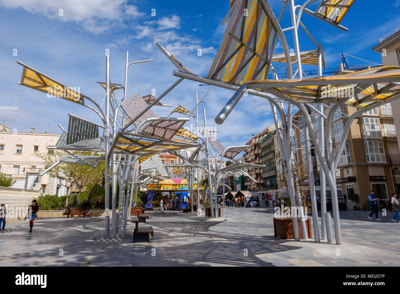 PLAZA DEL REY Cartagena Spagna Spain Foto Stock