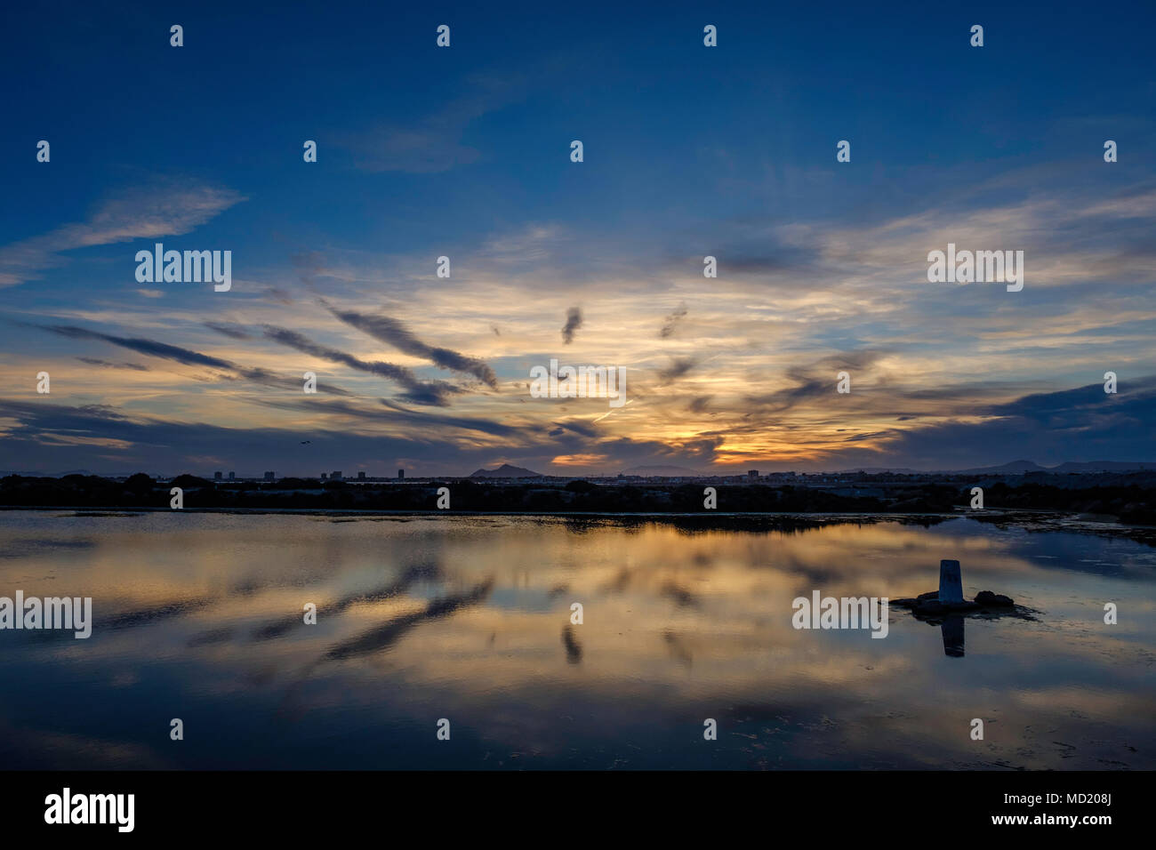 Le saline di SAN PEDRO DEL PINATAR murcia spagna Foto Stock