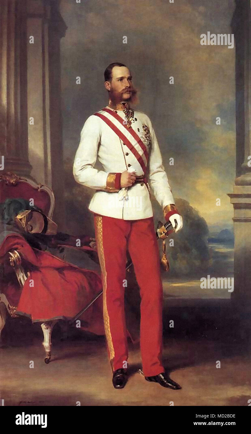 Winterhalter Franz Xavier - Franz Joseph I Imperatore d'Austria Foto Stock
