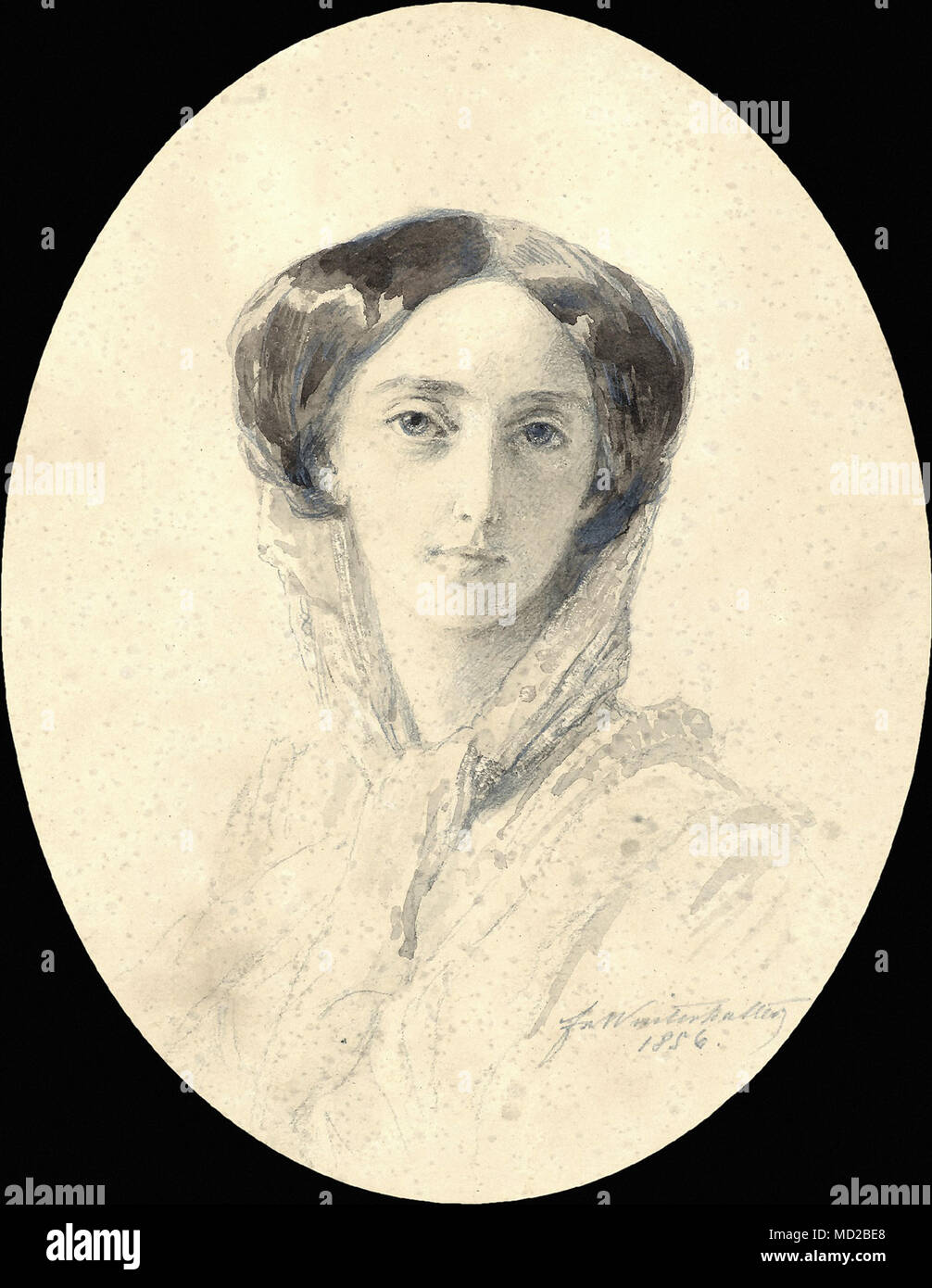 Winterhalter Franz Xavier - Granduchessa Olga Nikolaievna 1 Foto Stock