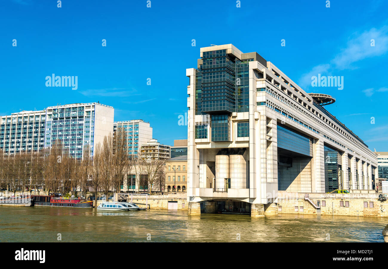 Il Ministero francese dell'Economia e delle finanze nel quartiere di Bercy di Parigi Foto Stock