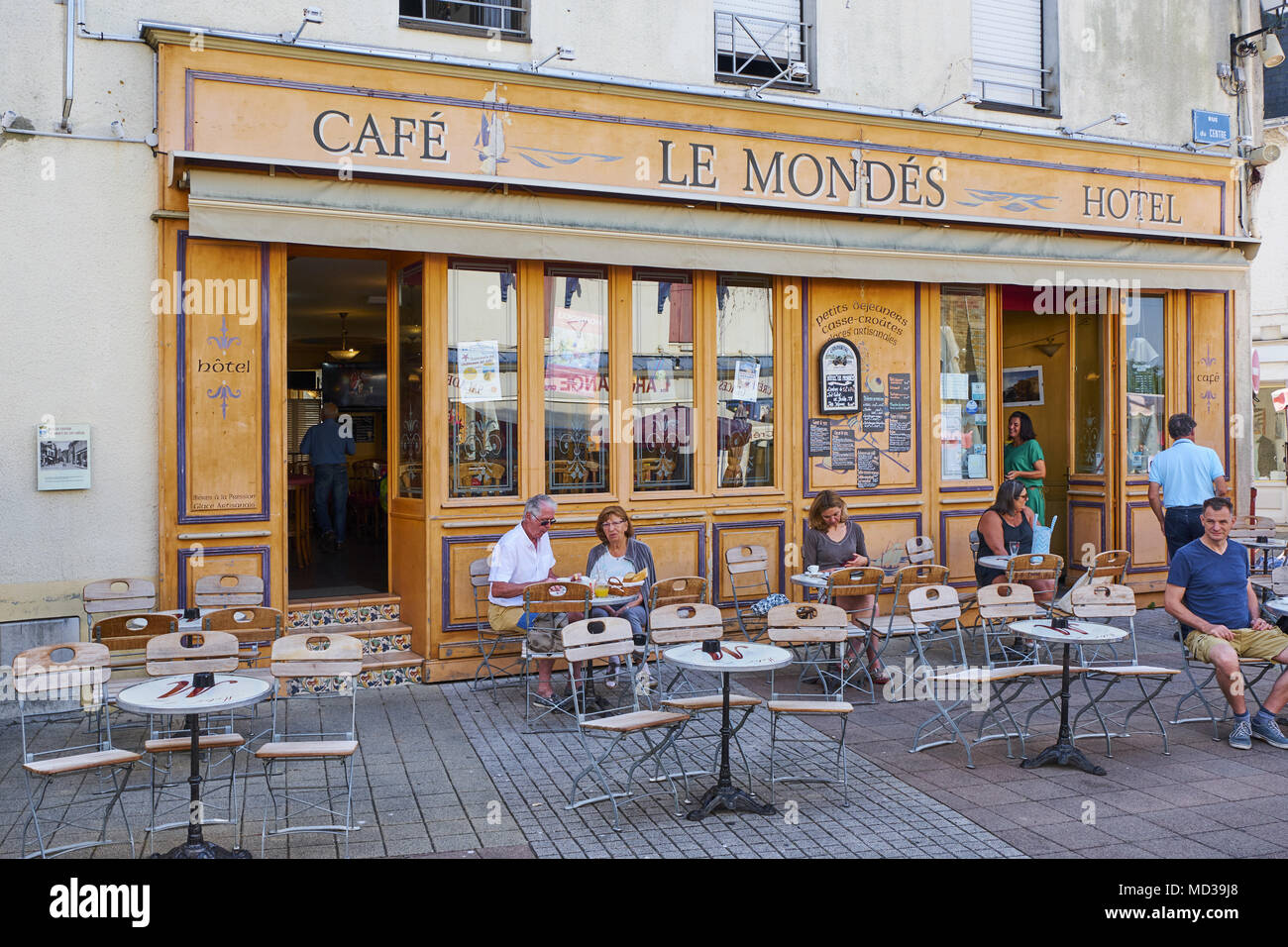 Francia, Loire-Atlantique, Le Pouliguen Foto Stock