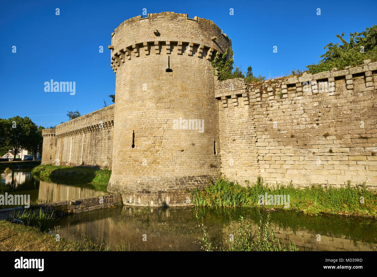 Francia, Loire-Atlantique, Guérande, città medievale, Saint Michel porta dal 15 secolo Foto Stock