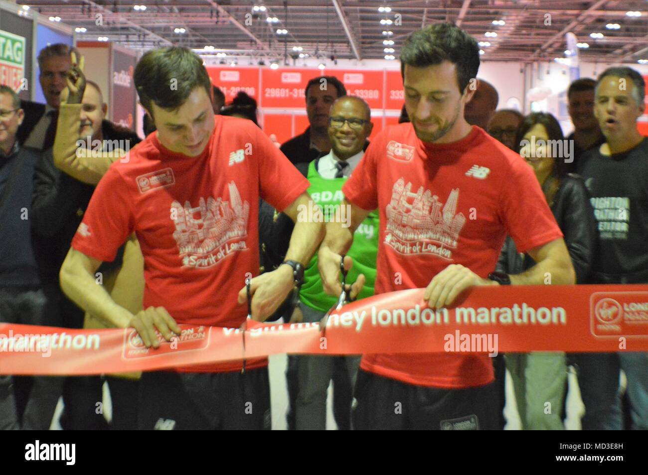 Virgin London Marathon 2018 Foto Stock