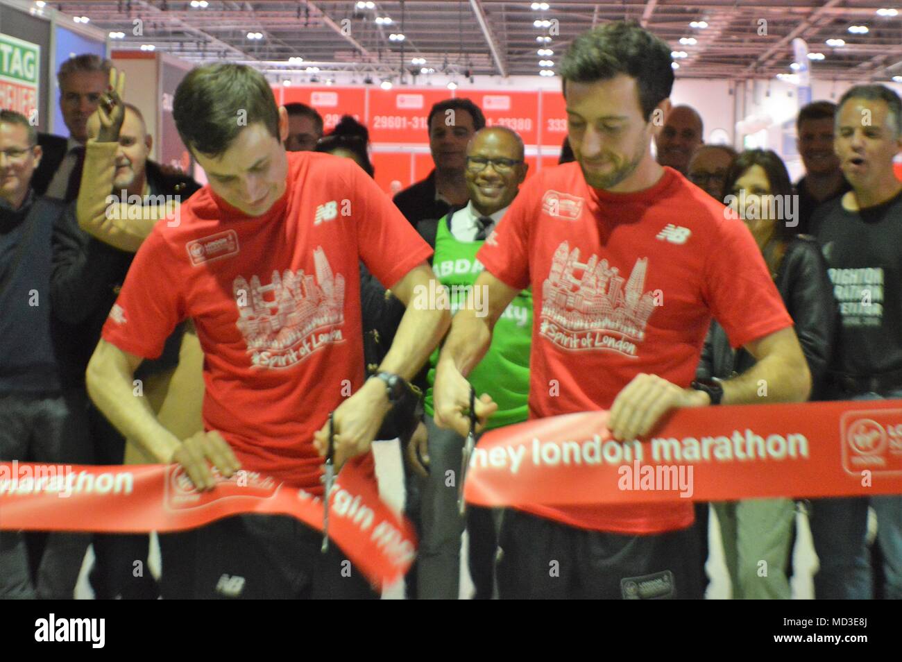 Virgin London Marathon 2018 Foto Stock
