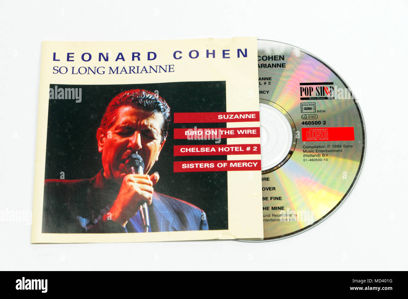 Leonard Cohen così lunga Marianne Album. Foto Stock